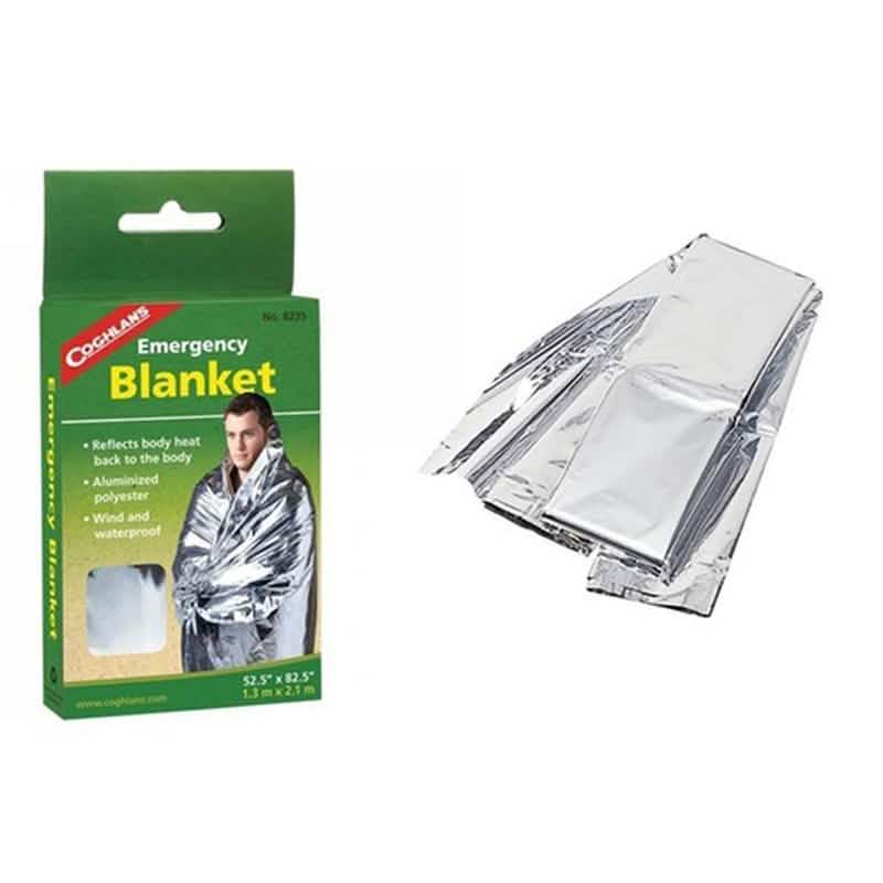 2-Pack: Windproof Aluminum Foil Emergency Blanket For Camping First Aid Blanket Sports & Outdoors - DailySale