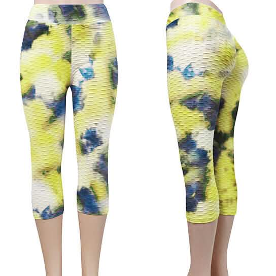 2-Pack: Women Butt Lifting Tie Dye Leggings Women's Bottoms - DailySale