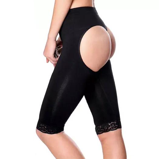 2-Pack: Women's Butt Lifter Shape Enhancer Thigh Trimmer Shorts Women's Clothing Black S/M - DailySale