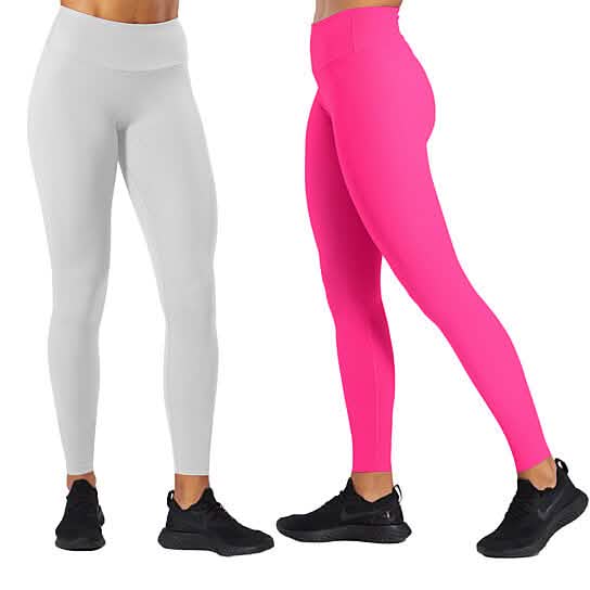 2-Pack: Women's High Waisted Ultra-Soft Yoga Leggings Women's Bottoms - DailySale