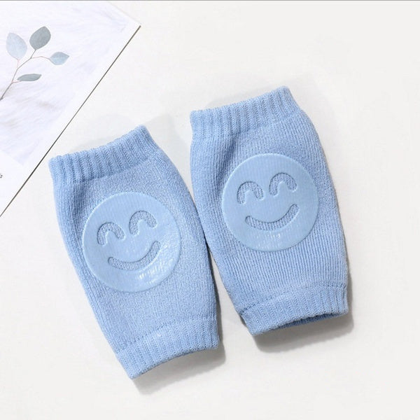 2-Pair: Baby Knee Pad Safety Crawling Elbow Cushion Baby Blue - DailySale