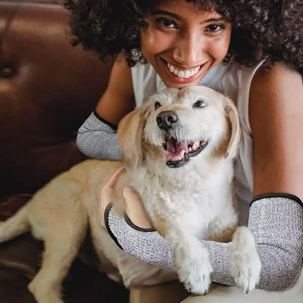 2-Pair: Safety Arm Sleeve Anti Cut Puncture Proof Sports & Outdoors - DailySale