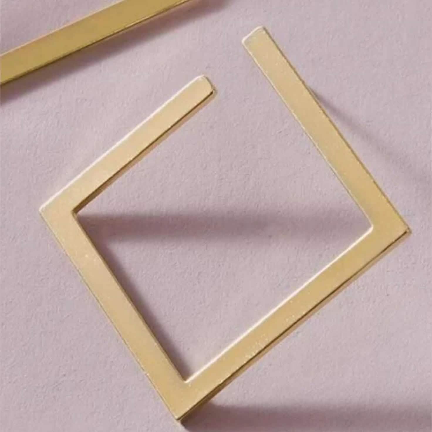 2-Pairs: Minimalist Geometric Drop Earrings Earrings - DailySale