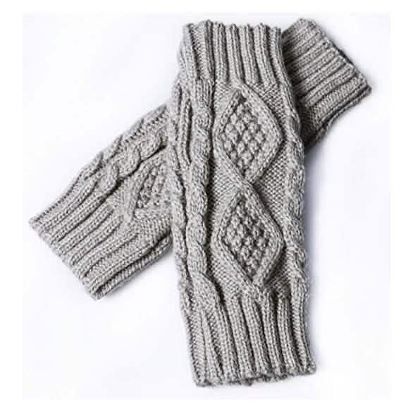 2-Pairs: Women's Winter Warm Knit Fingerless Gloves Women's Shoes & Accessories - DailySale