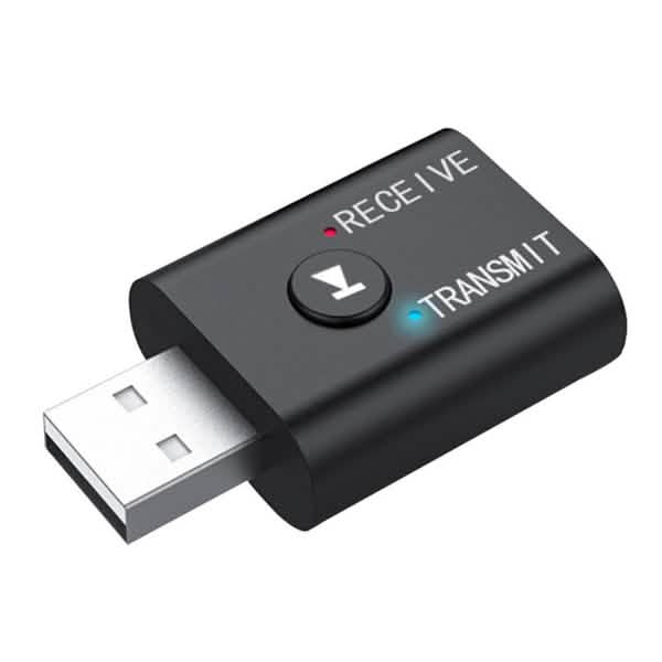 2-Piece: 2-in-1 USB Wireless Bluetooth Adapter 5.0 Transmitter Headphones & Audio - DailySale