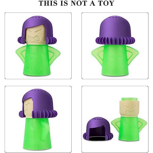 2-Piece: Angry Mama Microwave Steam Cleaner Kitchen Tools & Gadgets - DailySale