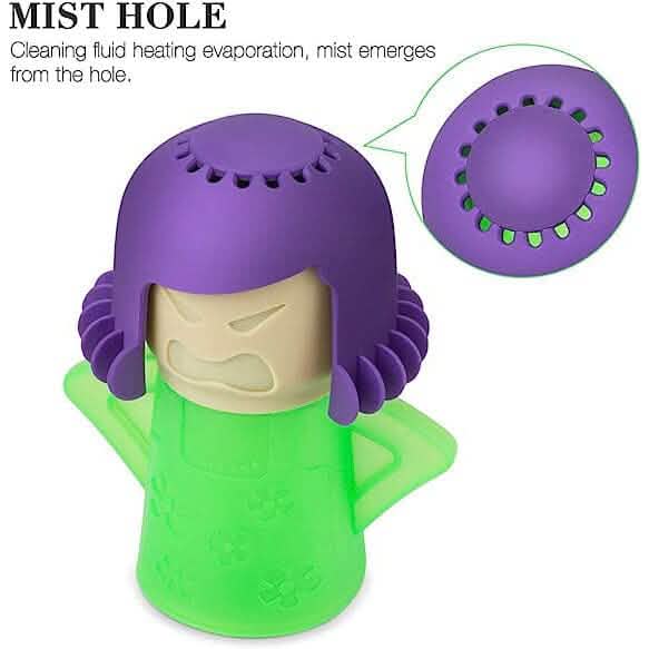 2-Piece: Angry Mama Microwave Steam Cleaner Kitchen Tools & Gadgets - DailySale