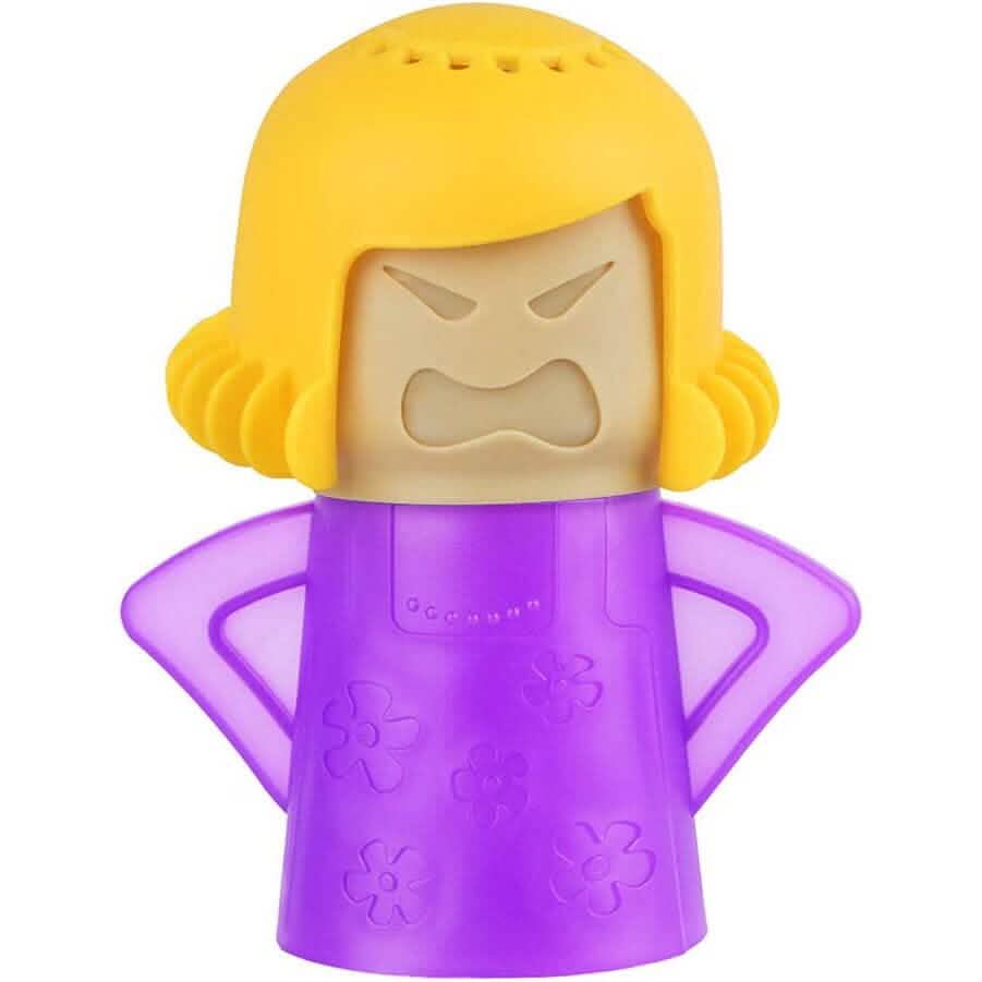 2-Piece: Angry Mama Microwave Steam Cleaner Kitchen Tools & Gadgets Purple - DailySale
