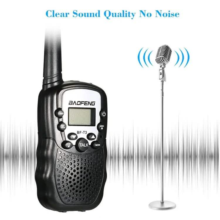 2-Piece: Baofeng BF-T3 Radio Walkie Talkie Tactical - DailySale