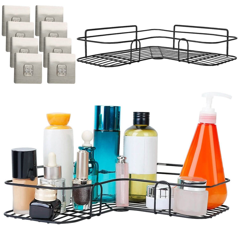 2-Piece: Corner Shower Caddy Shelves Bath - DailySale