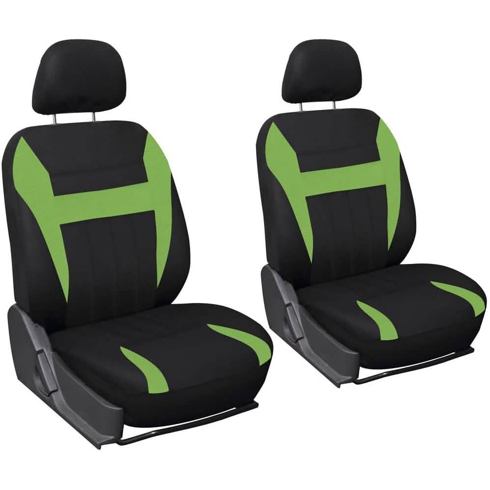 2-Piece: OxGord Car Seat Cover Flat Cloth Bucket Set Automotive - DailySale