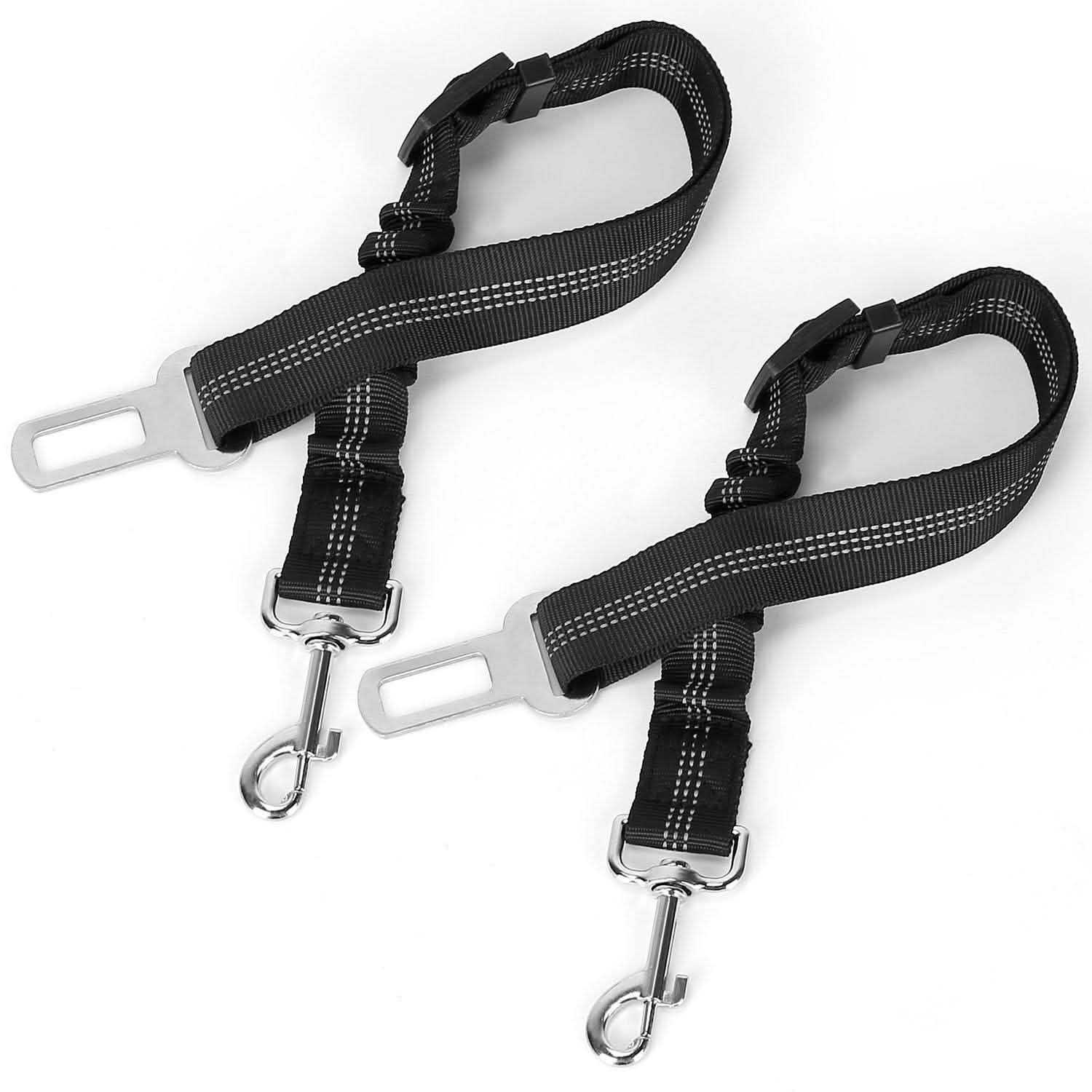 2-Piece: Pet Car Safety Seatbelt Pet Supplies - DailySale