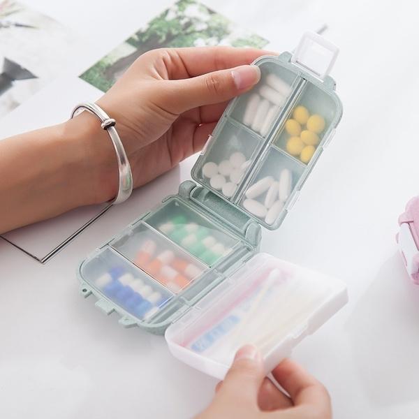 2-Piece: Portable Plastic Pill Box Wellness - DailySale