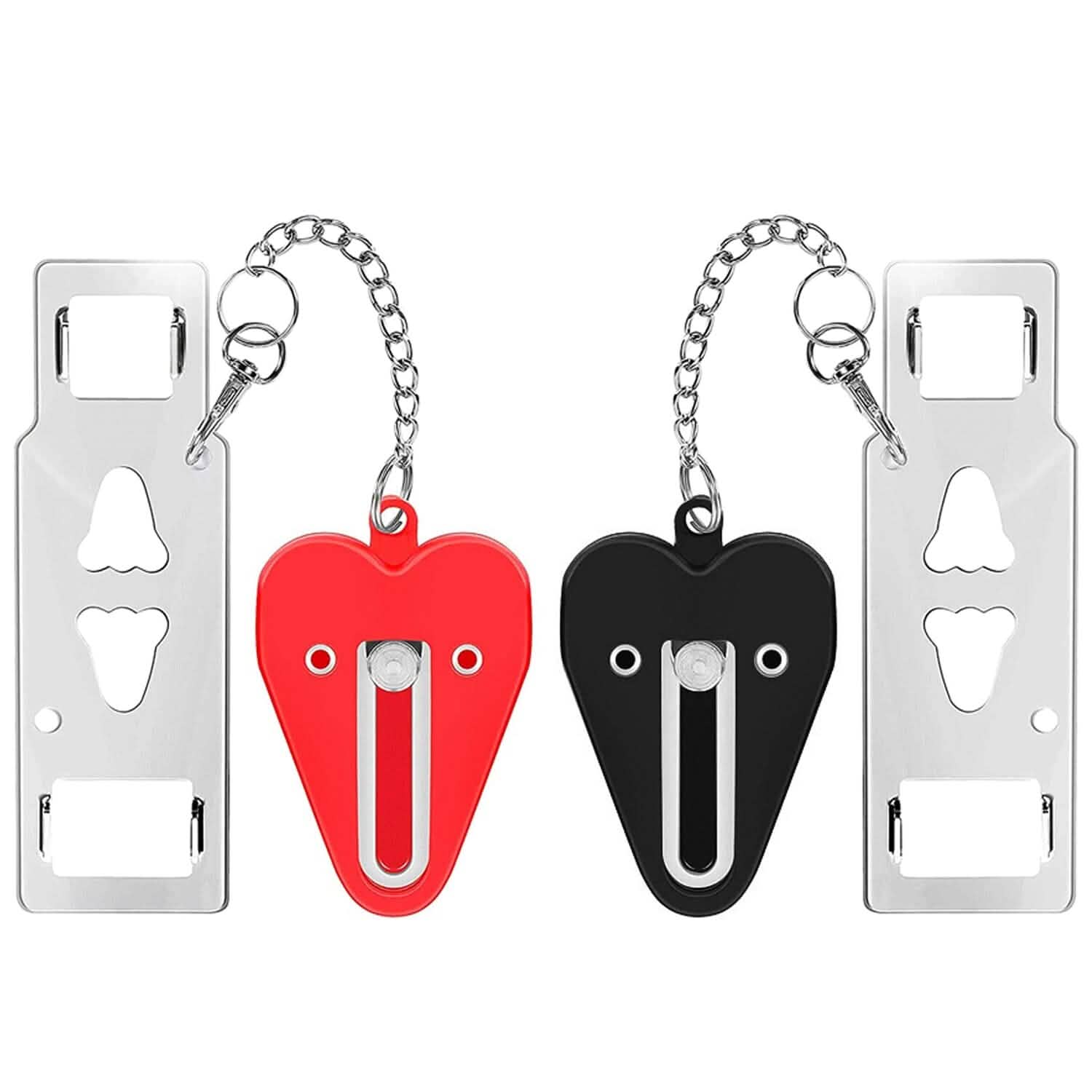 2-Piece: Portable Travel Door Lock Home Hotel Apartment Security Lock Everything Else - DailySale