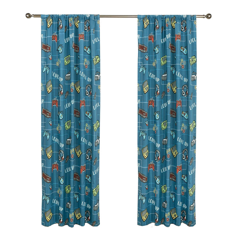 2-Piece Set: Kidz Mix Level Up Glow-in-the-Dark Window Panel Pair Furniture & Decor - DailySale