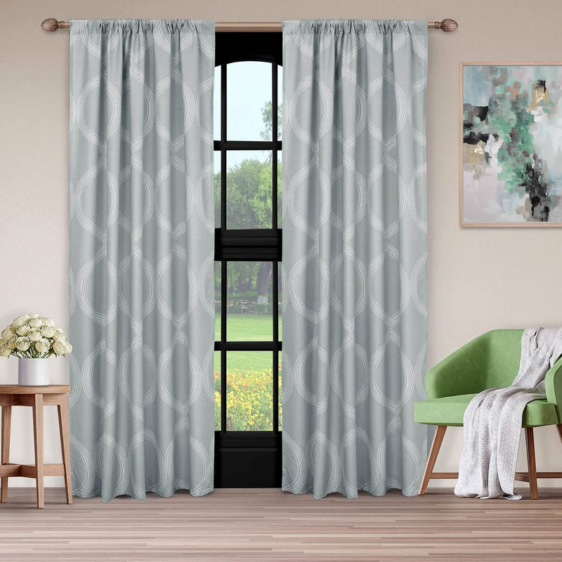 2-Piece Set: Sloane Street Ogee Window Panel Pair Furniture & Decor - DailySale
