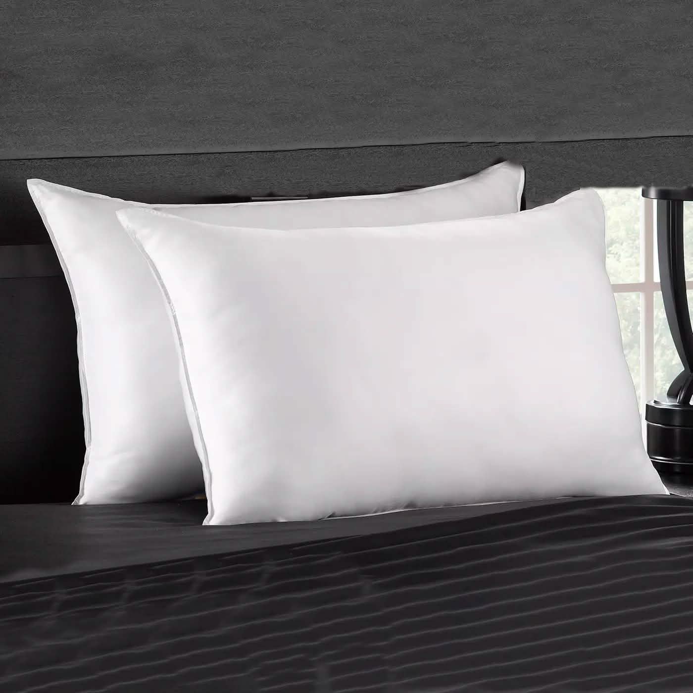 2-Piece Set: Stomach Sleeper Extra Soft Plush Gel Pillow Bedding Standard - DailySale