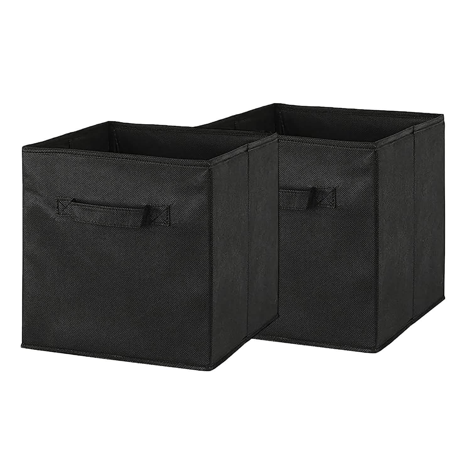 2-Piece Set: Storage Bin Non-Woven Fabric Cube Organizer Closet & Storage - DailySale