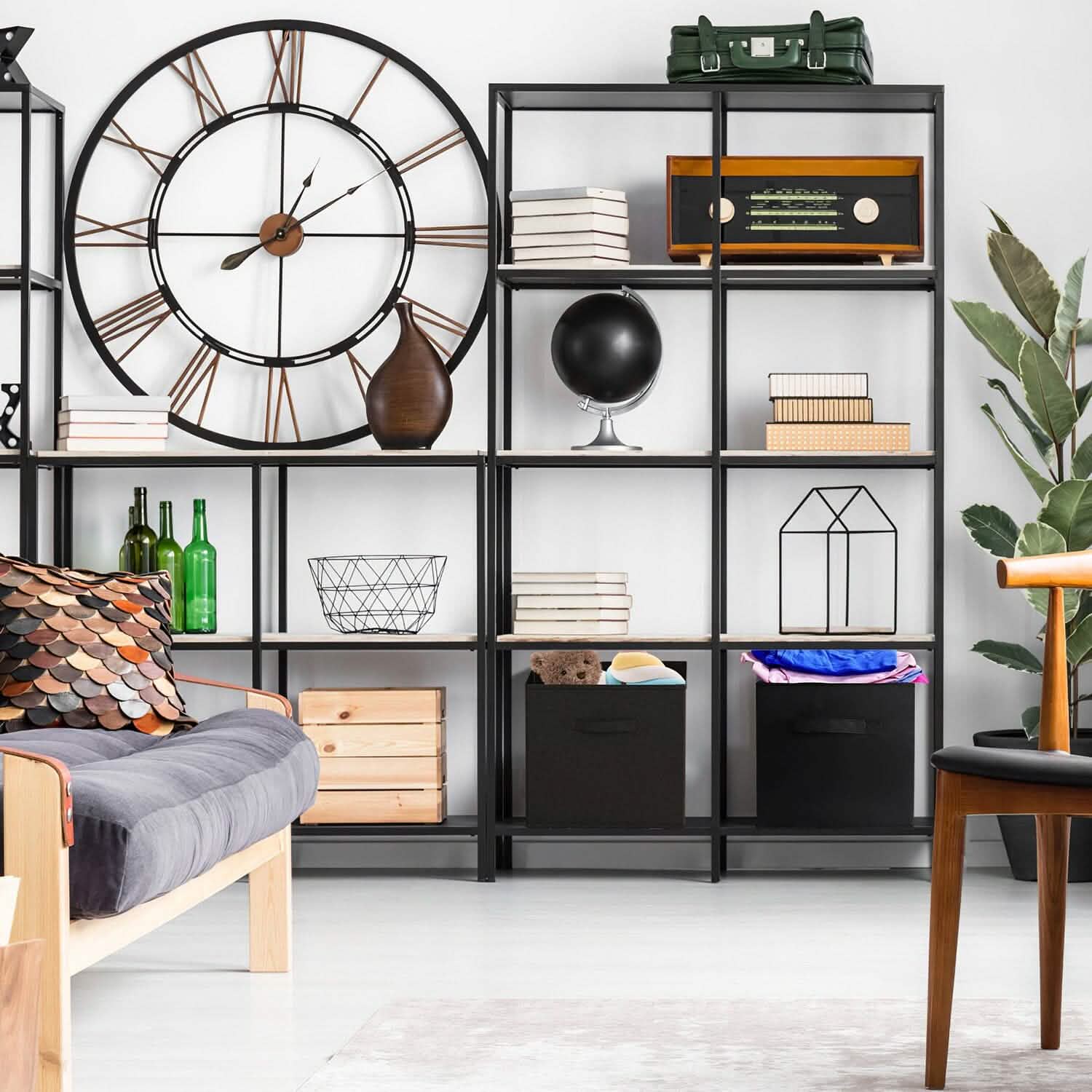 2-Piece Set: Storage Bin Non-Woven Fabric Cube Organizer Closet & Storage - DailySale