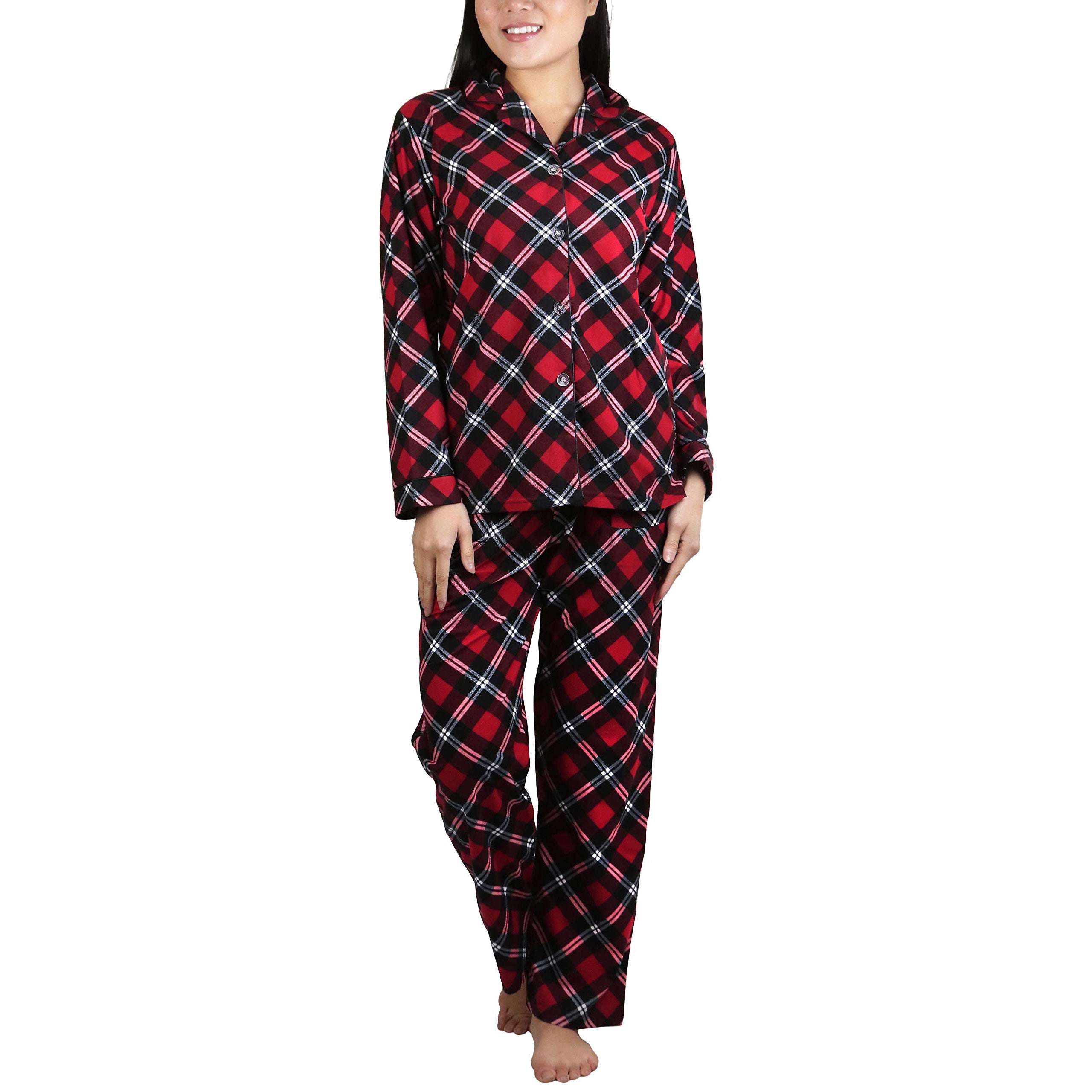 2-Piece Set: Women's Plush Popcorn Knit Top and Jogger Pants Pajama Se