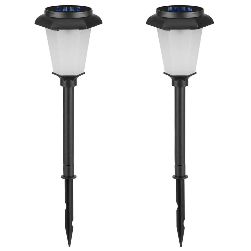 2-Piece: Solar Flame Torch Light Outdoor Lighting - DailySale