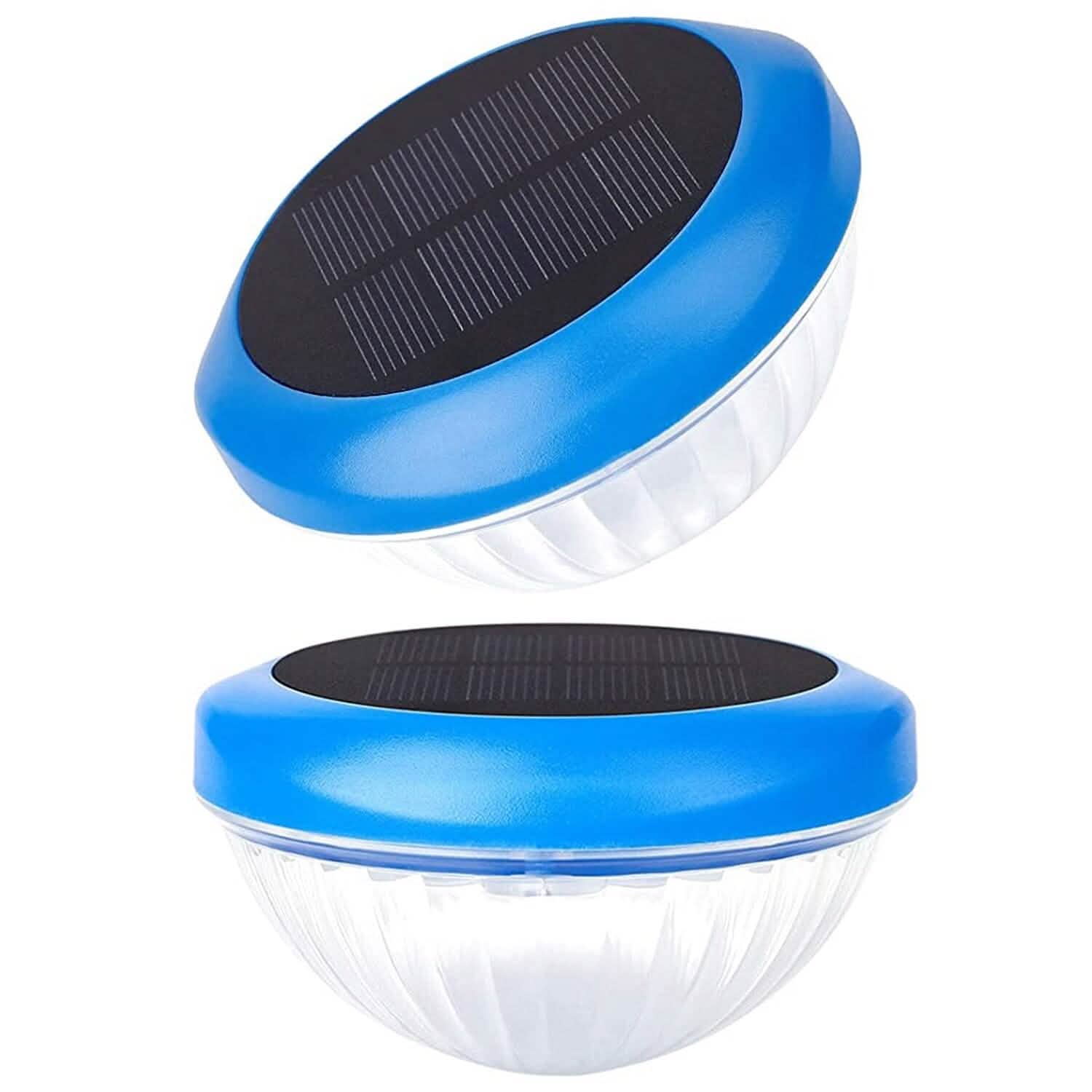 2-Piece: Solar Powered LED Pool Light Gradient Multicolor Changing Outdoor Lighting - DailySale