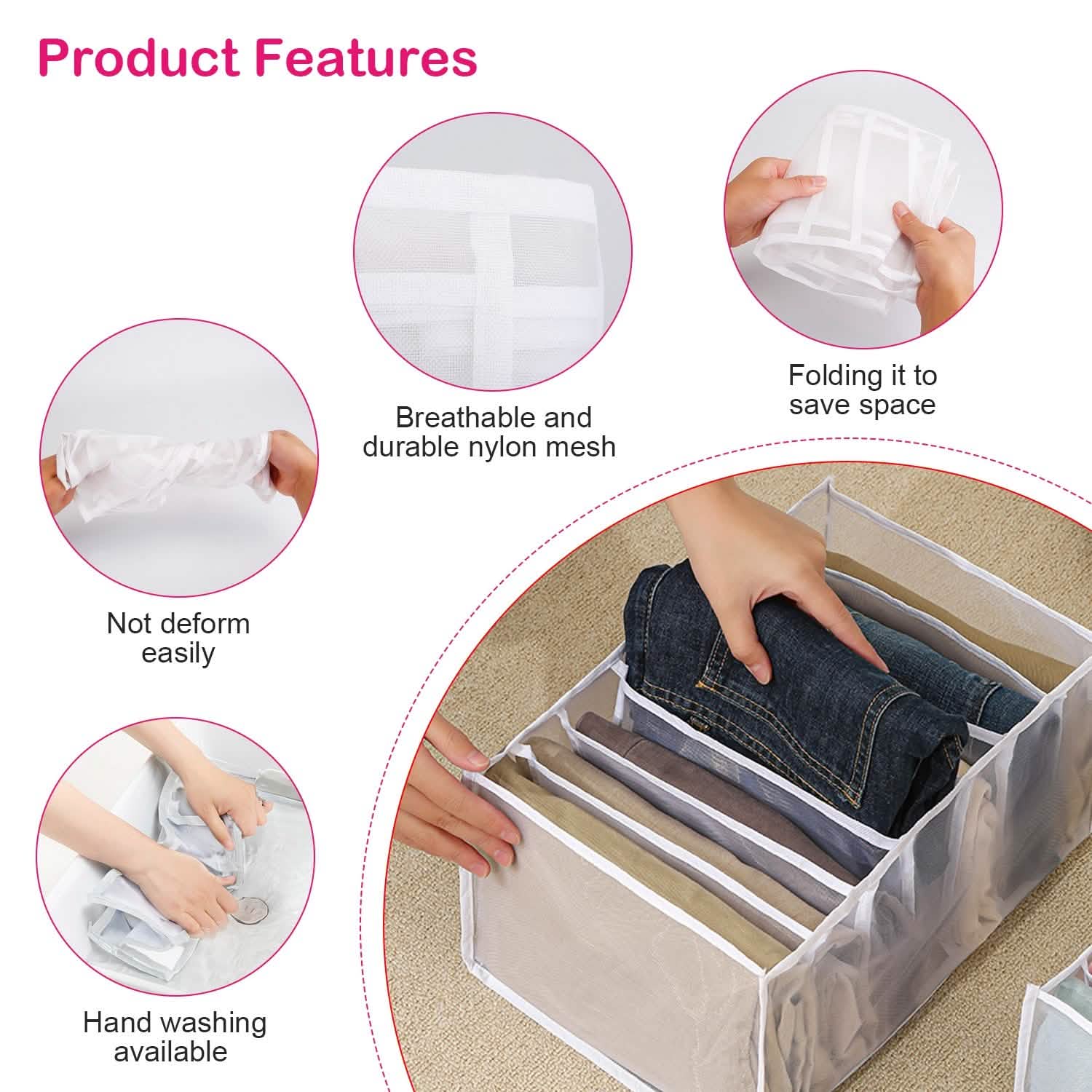 2-Piece: Wardrobe Clothes Organizer Closet & Storage - DailySale