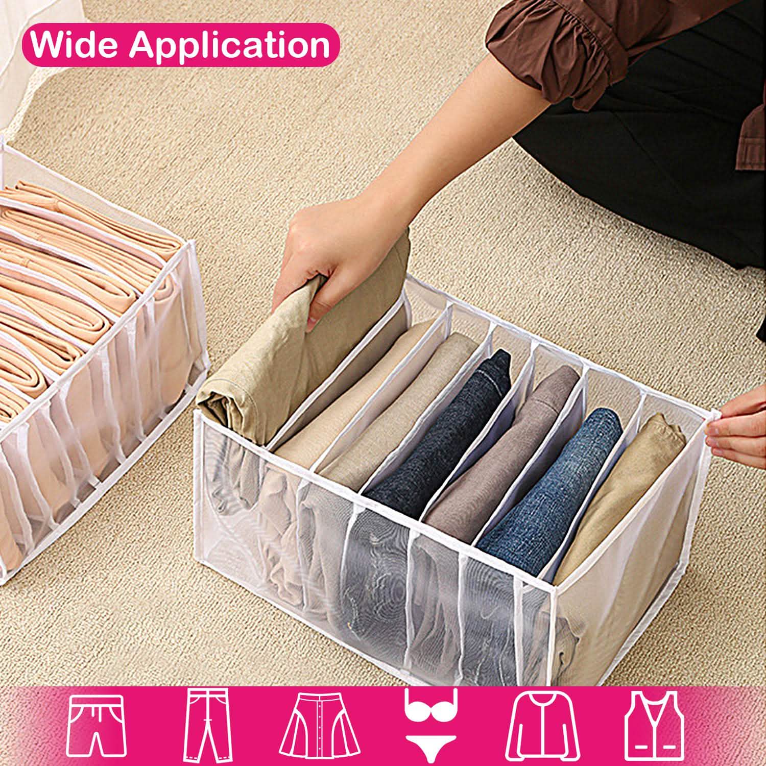 2-Piece: Wardrobe Clothes Organizer Closet & Storage - DailySale
