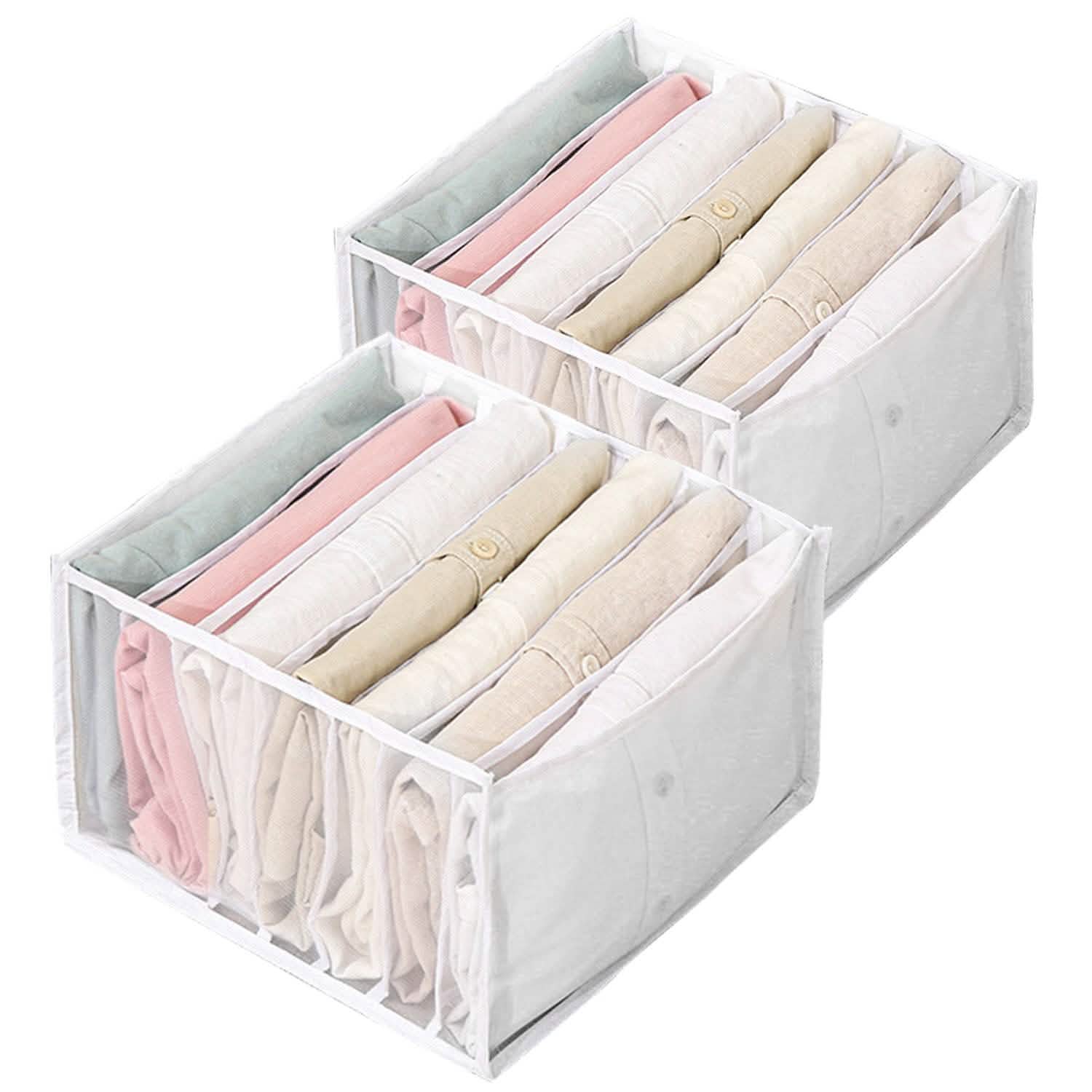 2-Piece: Wardrobe Clothes Organizer Closet & Storage - DailySale