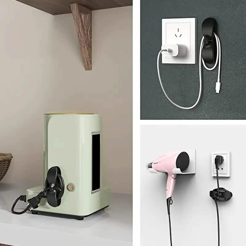 2-Piece: Wire Cord Organizer Holder Everything Else - DailySale
