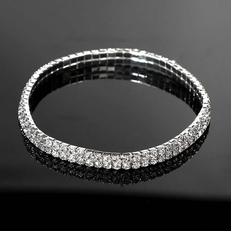 2-Piece: Women's Twinkle Diamond Anklet Women's Shoes & Accessories - DailySale