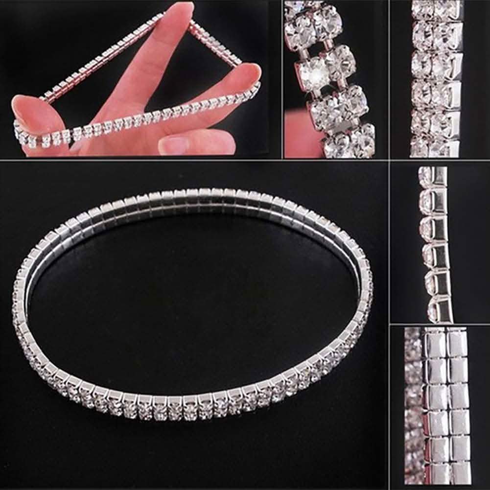 2-Piece: Women's Twinkle Diamond Anklet Women's Shoes & Accessories - DailySale