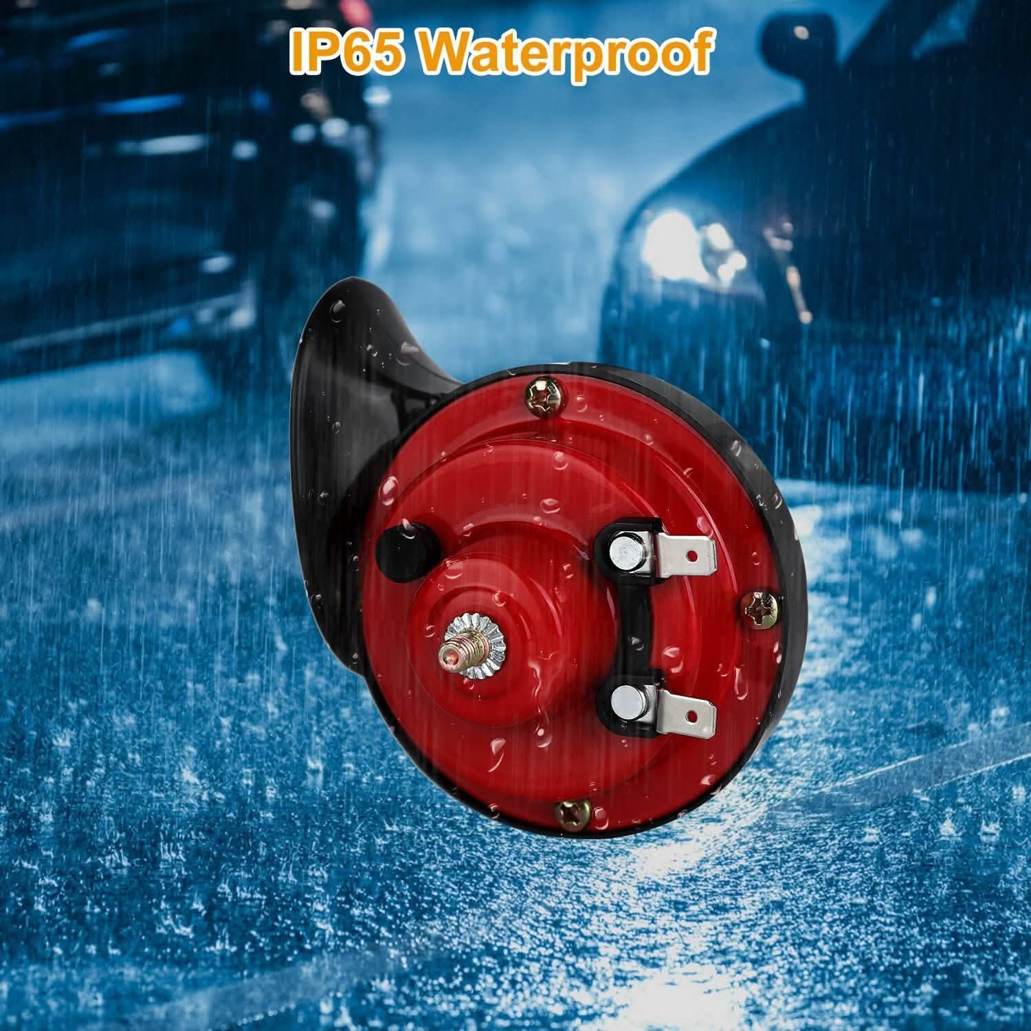 2-Pieces: 115DB Car Snail Horns 12V Automotive - DailySale