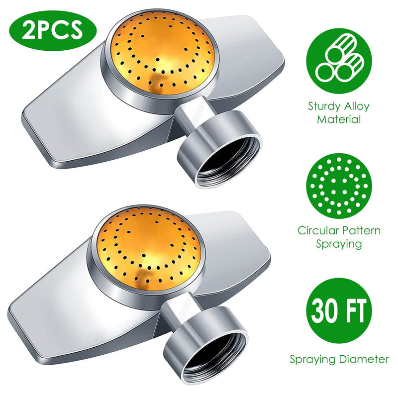 2-Pieces: Circular Spot Sprinkler 60 Degree with Gentle Water Flow Garden & Patio - DailySale