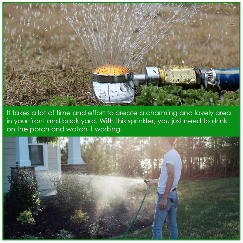2-Pieces: Circular Spot Sprinkler 60 Degree with Gentle Water Flow Garden & Patio - DailySale