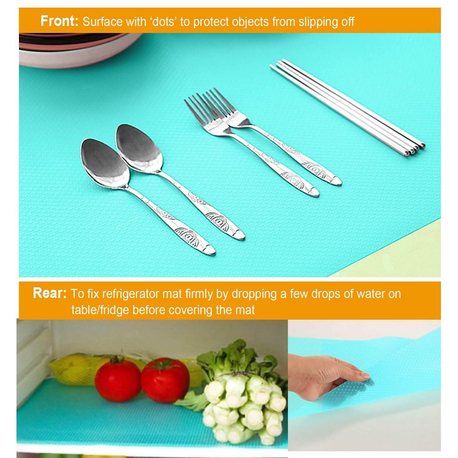 2-Pieces: Easy Clean Fridge Pads Kitchen & Dining - DailySale