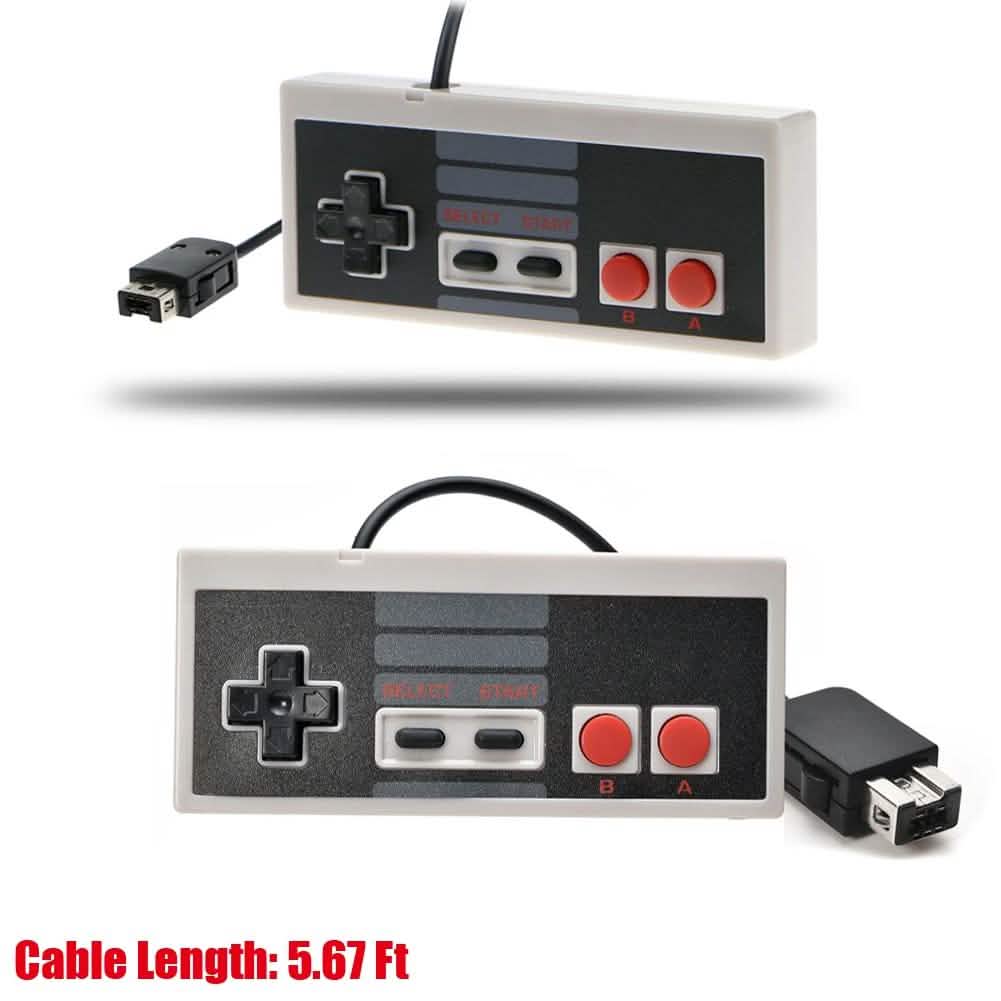 2-Pieces: NES Classic Mini Edition Controller with 6ft Extend Link Extension Cable Video Games & Consoles - DailySale