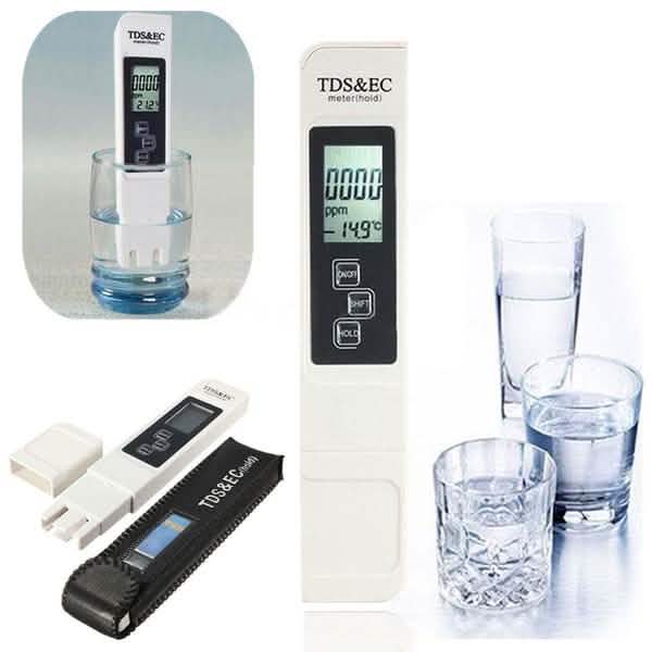2-Pieces: PH Meter TDS EC LCD Water Purity PPM Filter Hydroponic Pool Tester Tool Everything Else - DailySale