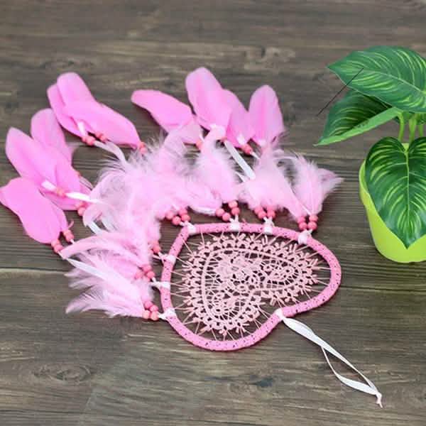 2-Pieces: Romantic LED Dream Catcher with Feather Dreamcatcher Night Light Furniture & Decor - DailySale