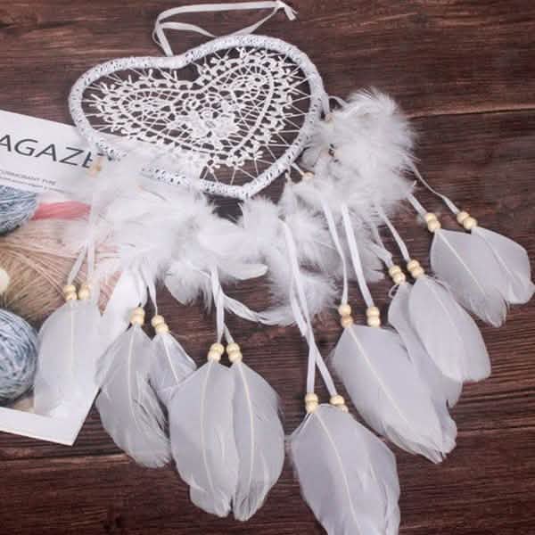 2-Pieces: Romantic LED Dream Catcher with Feather Dreamcatcher Night Light Furniture & Decor - DailySale
