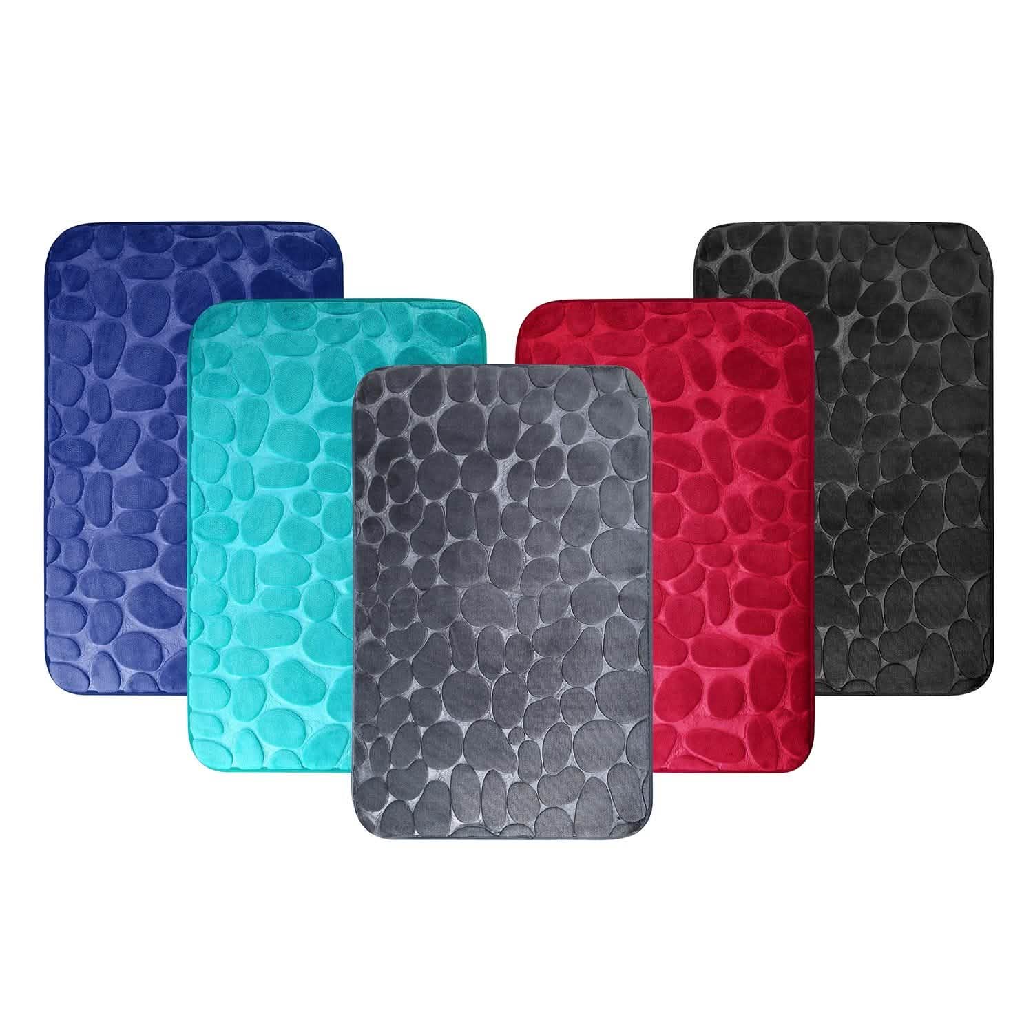 2-Pieces Set: Bathroom Rugs Luxury Flannel Non-Slip Bath - DailySale