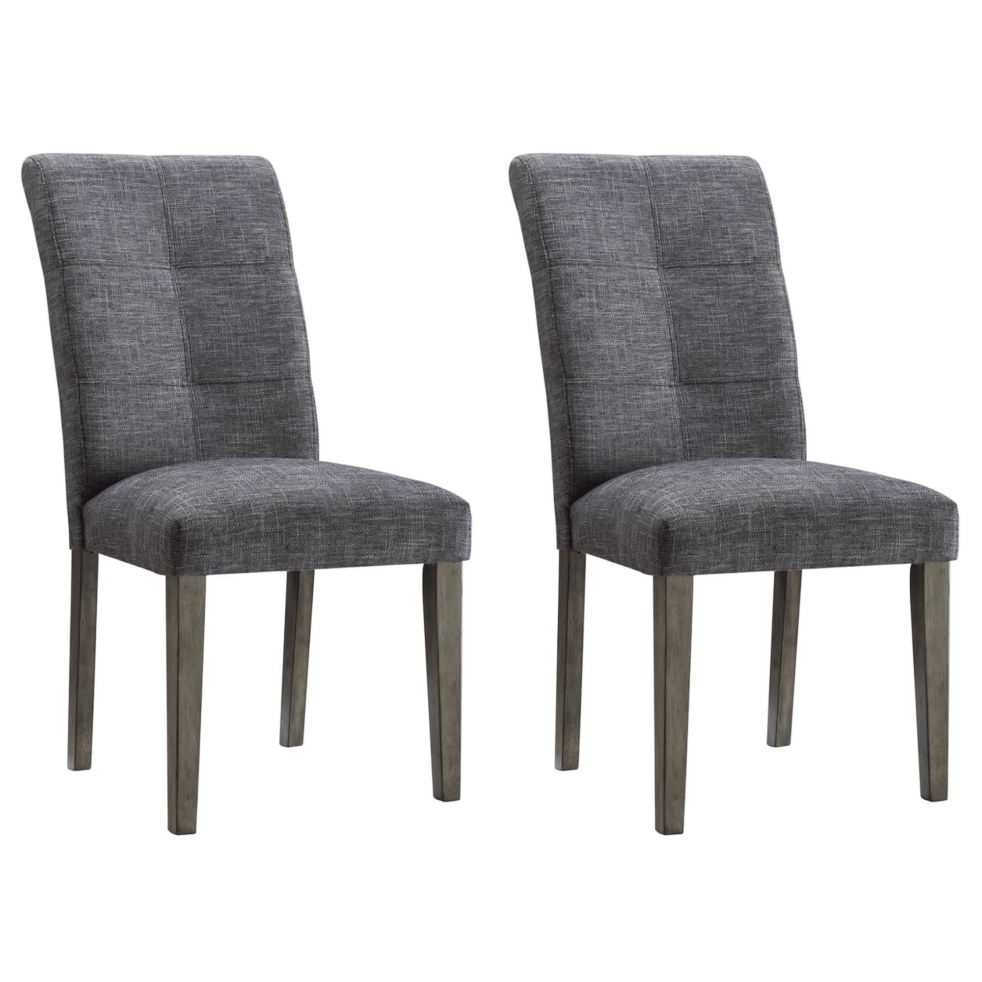 2-Pieces Set: Dining Room Chairs with Solid Wood Legs Furniture & Decor - DailySale