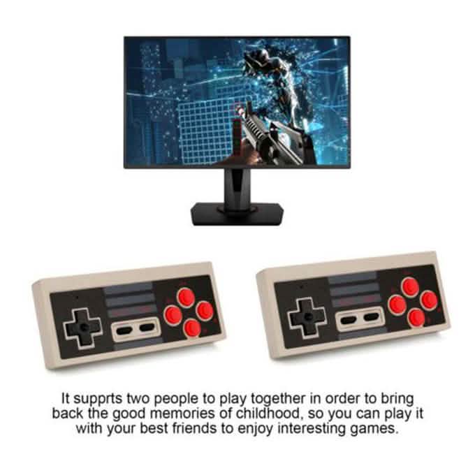 2-Pieces: Wireless Game Controller Remote Control For NES Classic Edition Nintendo Console Video Games & Consoles - DailySale