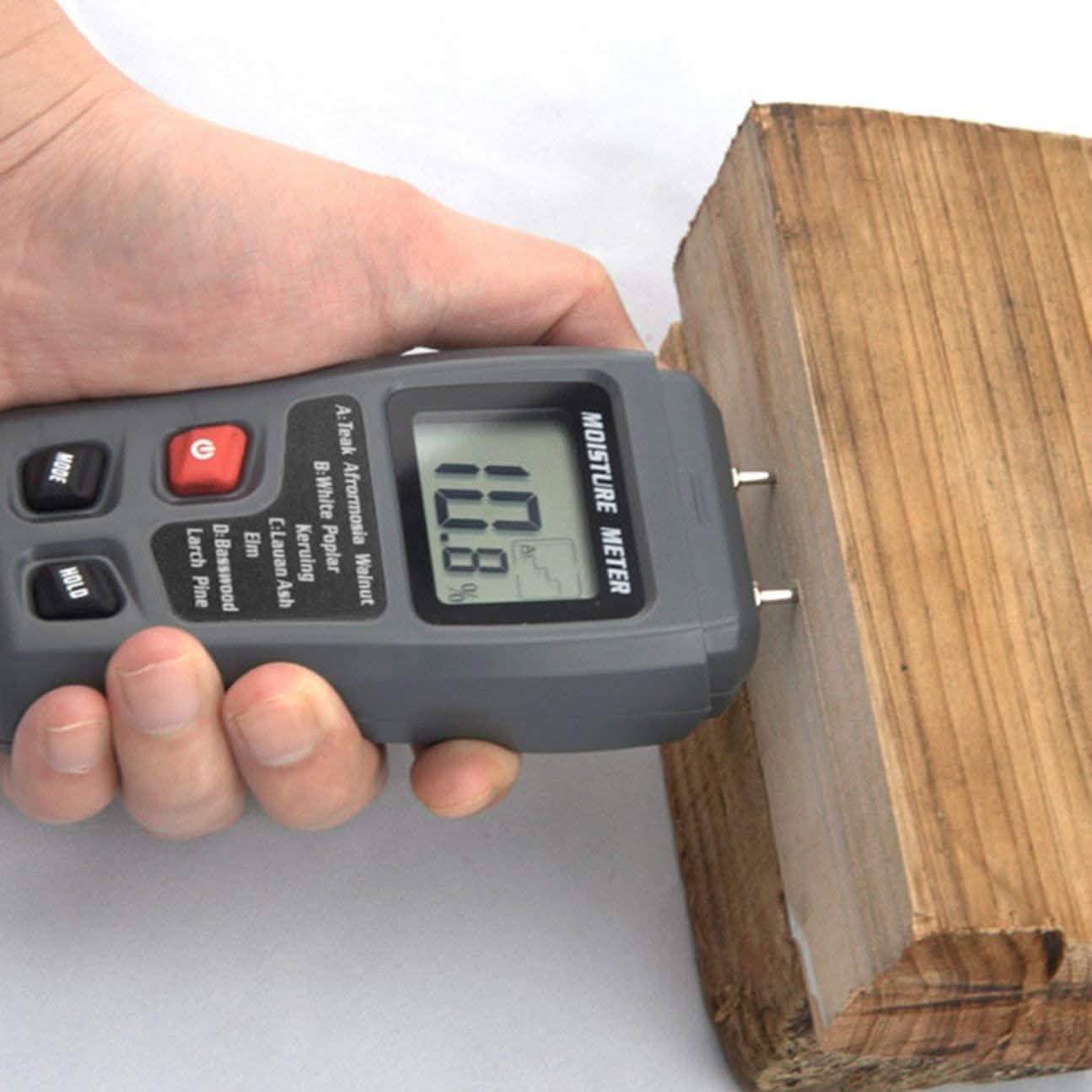 2-Pins Wood Industry Digital Moisture Meter Everything Else - DailySale