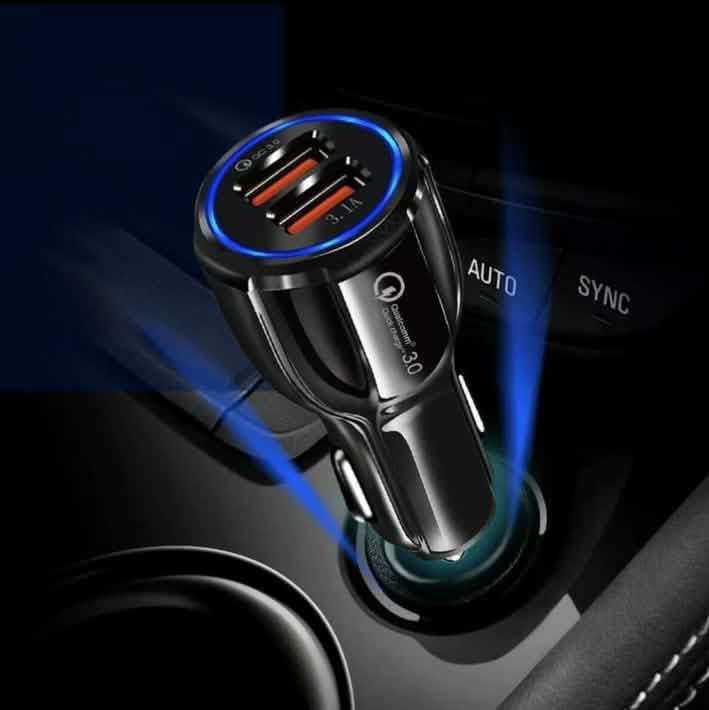 2-Port USB Fast Car Charger Adapter Automotive - DailySale