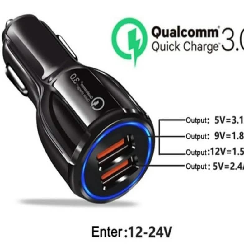 2-Port USB Fast Car Charger Adapter Automotive - DailySale