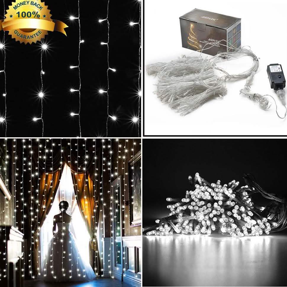 2-Way Operated Curtains Light Solar Power Controller Lighting & Decor - DailySale