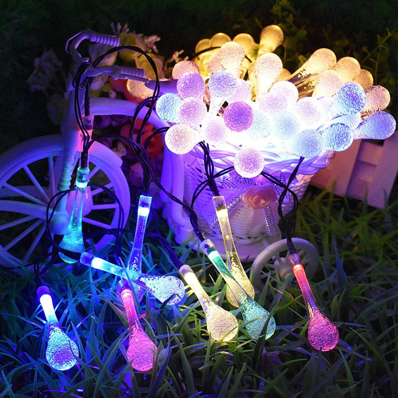 20 Ft. LED Multi-Color Waterdrop Lighting Outdoor Lighting - DailySale