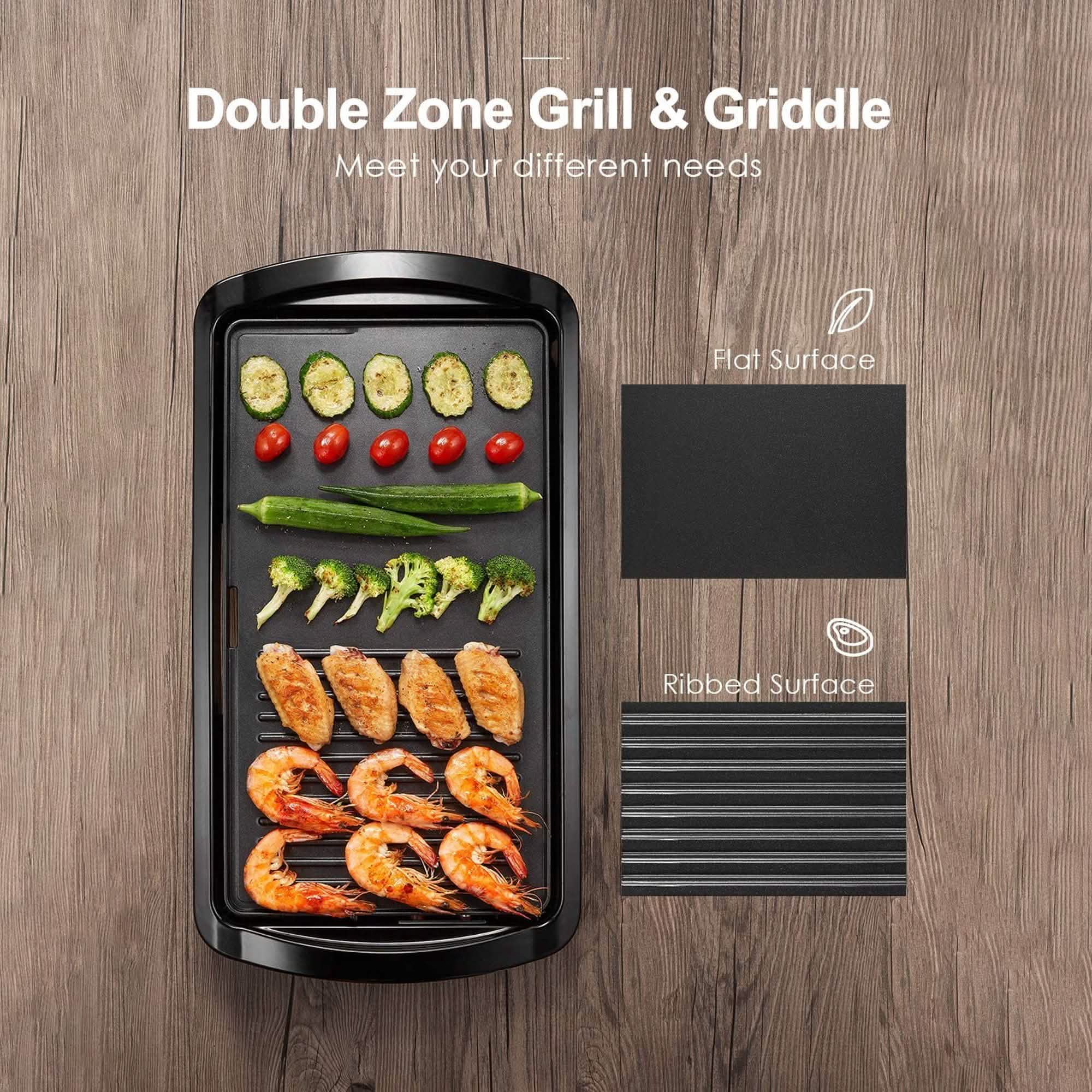 20-Inch Nonstick Electric Griddle Kitchen & Dining - DailySale