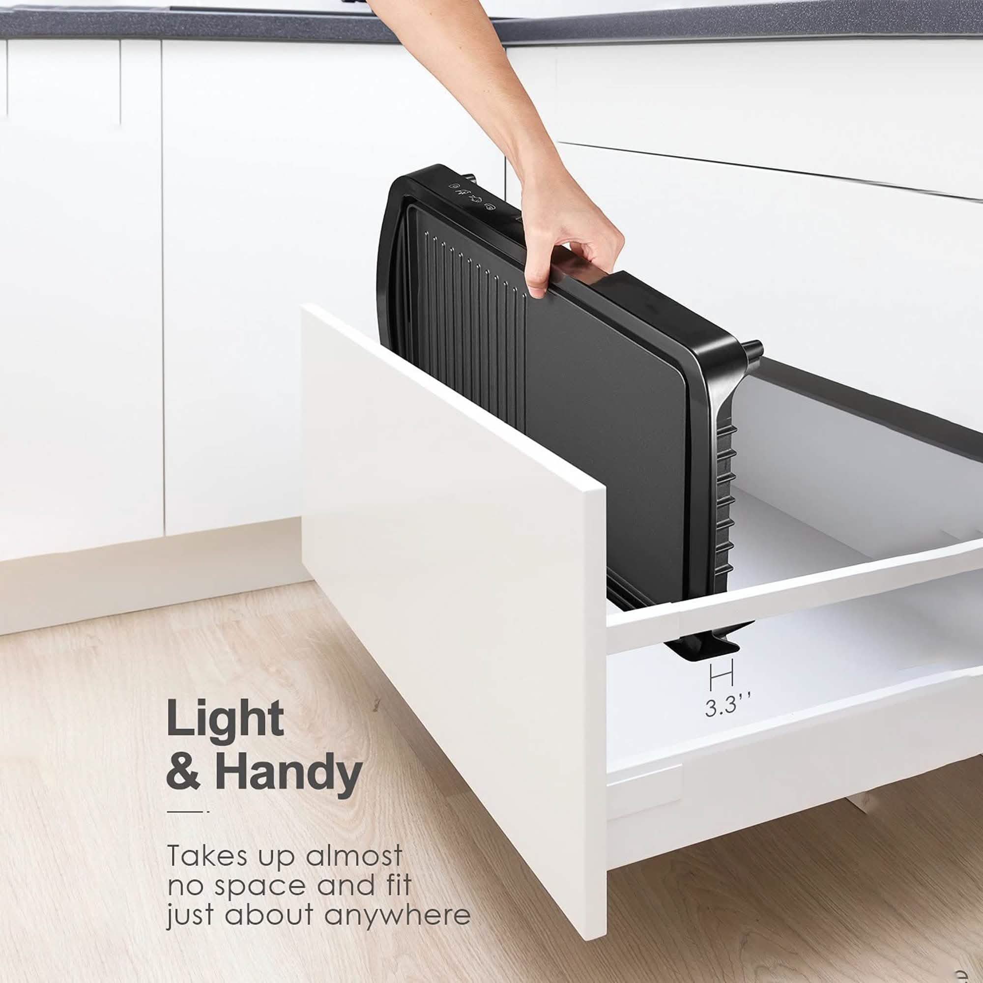 20-Inch Nonstick Electric Griddle Kitchen & Dining - DailySale